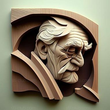 3D model Milton Glaser (STL)